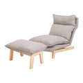 Renovation House Recliners Lounge Chair Lazy Couch Living Room Bedroom Bedside Balcony Simple Nordic Leisure Single Folding Chair 14 speed Free Adjustable Reclining Chair Yellow