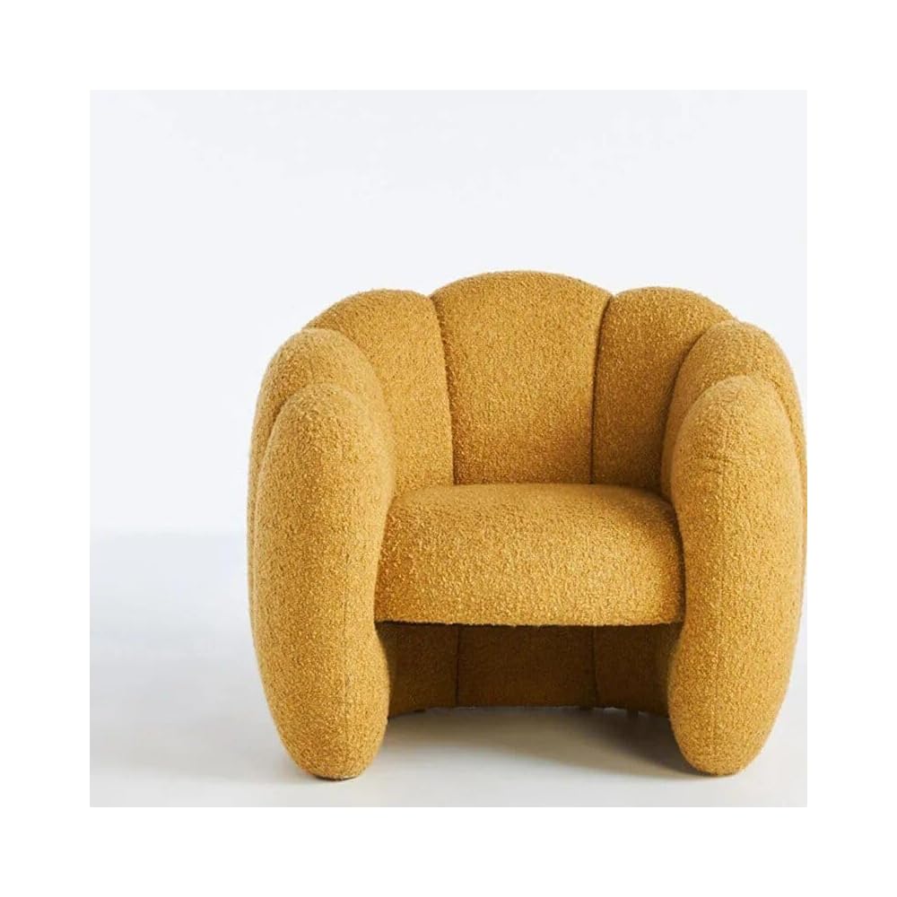 Generic Luxurious Velvet Recliner – Modern Single Seating Sofa Chair White, 29.52*29.52*27.55in