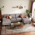 YESHOMY U-Shaped Sectional Couches for Living Room